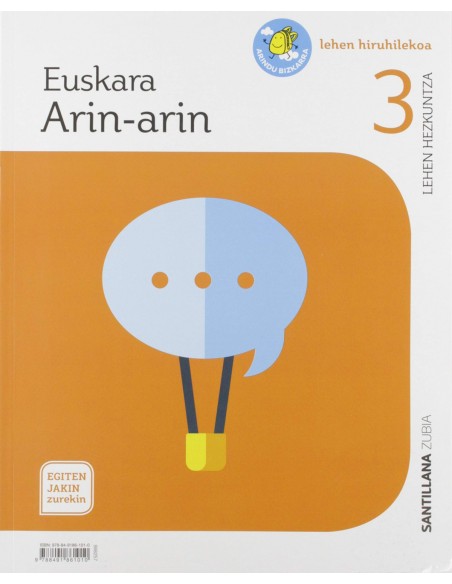 EUSKARA ARIN ARIN 3ºLH EGITEN JAKIN ZUREKIN EUSKADI 2019